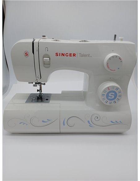 Singer Maquina De Coser Mecanica Talent 3323-30 Puntadas Utilitarias, Puntadas Ojal Totalmente Automático de un Paso, Zig-Zag Ha