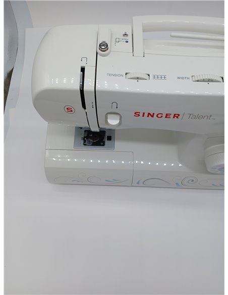 Singer Maquina De Coser Mecanica Talent 3323-30 Puntadas Utilitarias, Puntadas Ojal Totalmente Automático de un Paso, Zig-Zag Ha