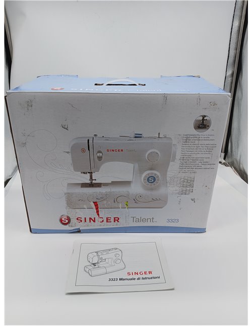 Singer Maquina De Coser Mecanica Talent 3323-30 Puntadas Utilitarias, Puntadas Ojal Totalmente Automático de un Paso, Zig-Zag Ha