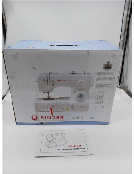 Singer Maquina De Coser Mecanica Talent 3323-30 Puntadas Utilitarias, Puntadas Ojal Totalmente Automático de un Paso, Zig-Zag Ha