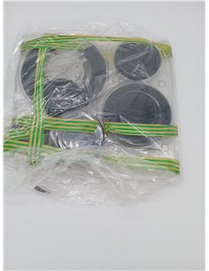 5pcs Kit de Quemadores y Cubrequemador, Cocina de Gas Butano, Quemadores Cocina Gas, Estufa de Gas, Tapa de Llama para Quemador  2