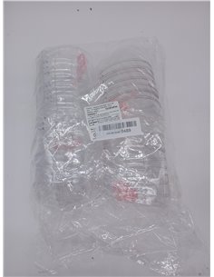 20 bolas transparentes para rellenar de 10 cm, bolas de Navidad transparentes rellenables, bolas vacías para manualidades, adorn 2