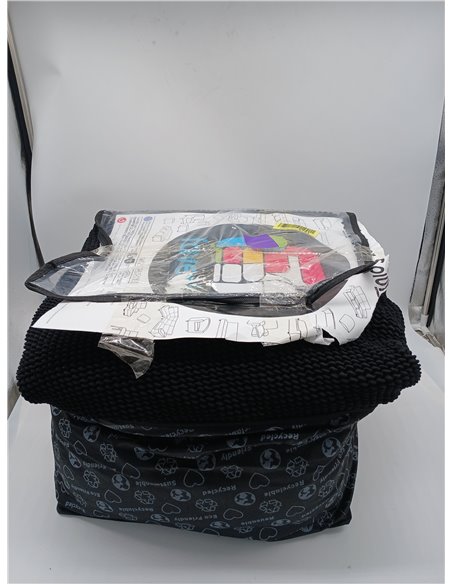 Funda Super Elástica Chaise Longue Brazo Largo Izquierdo (Visto de Frente) | Modelo NOVELE | Negro | Protector de Calidad de Tej