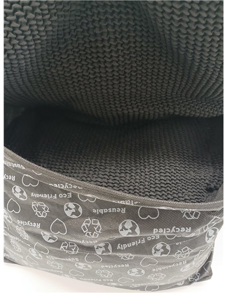 Funda Super Elástica Chaise Longue Brazo Largo Izquierdo (Visto de Frente) | Modelo NOVELE | Negro | Protector de Calidad de Tej