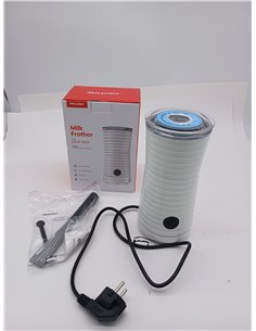 Morpilot Espumador de Leche Eléctrico, Calentador Leche 4 en 1, para Espuma Caliente y Fría, 240ml 400W, Blanco 2