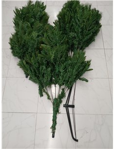 Solagua Árbol de Navidad Artificial Extra Relleno Abeto de Doble Hojas Combinadas 150-240cm Arboles C/Soporte Metálico (Verde, 2 2