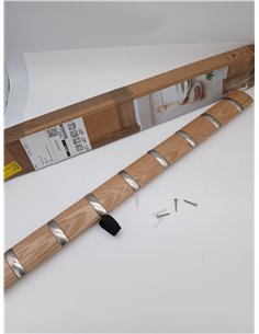 Umbra 318858-390 Flip Coat Rack, Ash Wood, Natural, 8 Removable Hooks 2