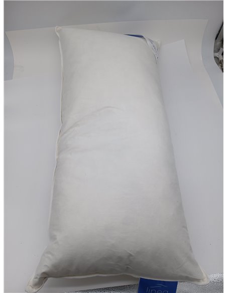 LINEA by böhmerwald Cosy - Almohada de Calidad Media, 40 x 80 cm, 70% Pluma de Clase 1 y 30% plumón Nuevo Suave, Apta para alérg