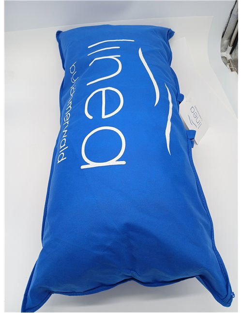 LINEA by böhmerwald Cosy - Almohada de Calidad Media, 40 x 80 cm, 70% Pluma de Clase 1 y 30% plumón Nuevo Suave, Apta para alérg