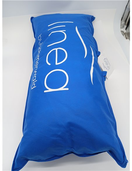 LINEA by böhmerwald Cosy - Almohada de Calidad Media, 40 x 80 cm, 70% Pluma de Clase 1 y 30% plumón Nuevo Suave, Apta para alérg
