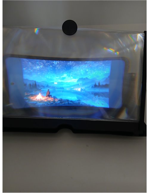 Amplificador de Pantalla, Lupa para Móvil, Lupa de Pantalla de Teléfono, Pantalla del Lupa, Adecuado para Ver Películas y Vídeos