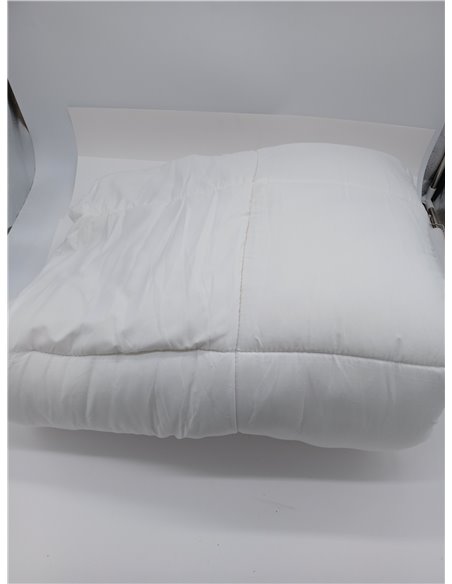 Topper “Plus” Acolchado con elástico, Blanco, 80 x 195 cm
