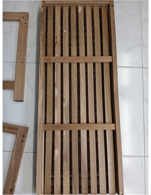 Wenko Banco Acolchado Acina, Zapatero con Asiento, Certificado FSC, Madera, marrón, 90 x 45 x 34 cm