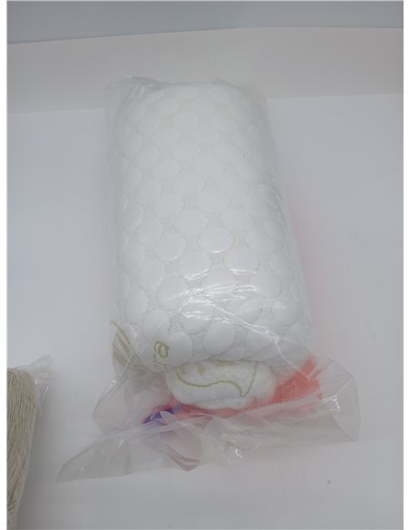 Todocama - Almohada viscoelástica Aloe Vera con Copos 100% viscoelásticos. Tejido Strech Aloe Vera. Termoregulable. Firmeza Medi