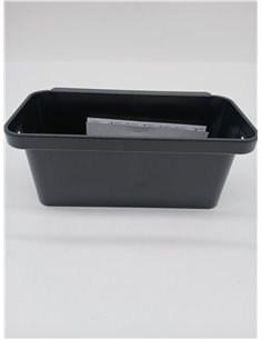 Brabantia Organizador de vajilla de plástico gris oscuro, talla única