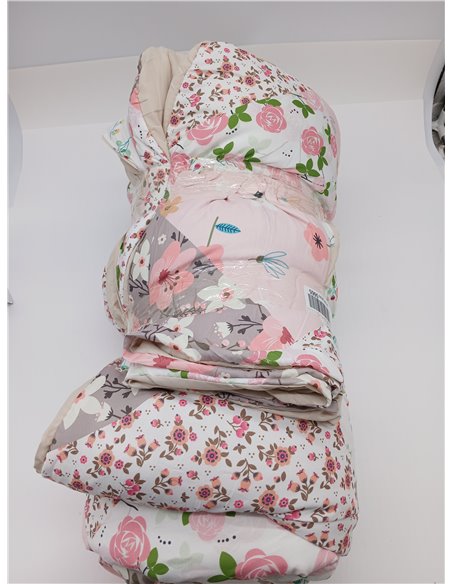 Whale Flotilla Edredón de 220 x 230 cm, Transpirable y Supersuave, para Las 4 Estaciones con 2 Fundas de Almohada, diseño a Cuad