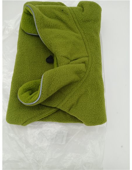 Ecent - Dog Winter Coat for Dogs, Warm Fleece for Dogs in Winter (Green, M)