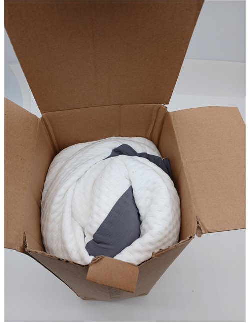 Cervical and Neck Pillow, Memory Foam Cervical Pillow, 2 in 1 Ergonomic Pillow for Side Sleeping, Back and Mouth, 69 x 37 x 9/12