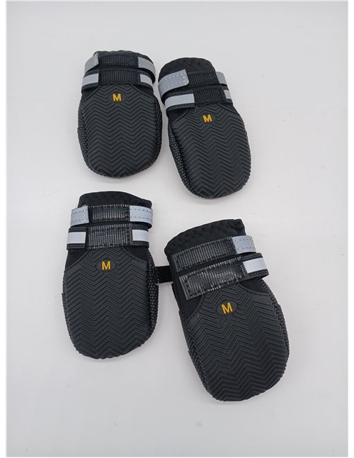 4 Piezas Protector de la Pata de Las Botas del Perro,Botas para Perros,Zapatos Impermeables para Perros con Correas Reflectantes