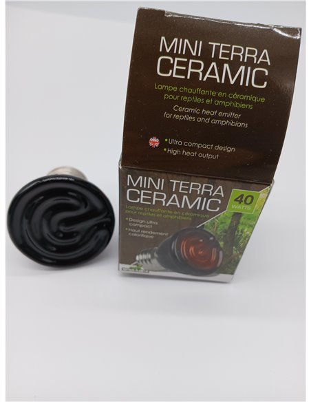 Reptiles Planet Lámpara de Calor Reptiles y Mini terrarios, de cerámica, 40 W