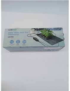 Luxbird Esterilla calefactora adicional para conectar, estera de calefacción para plantas de semillero, resistente al agua, para 2