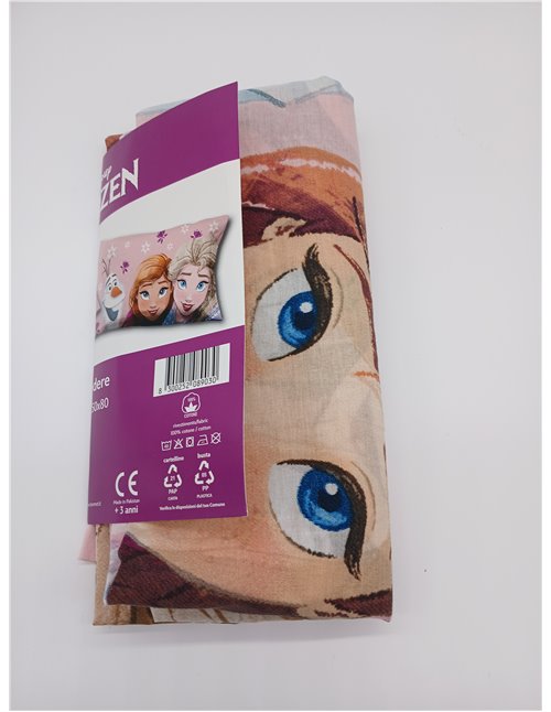 Frozen - Juego de 2 Fundas de Almohada de algodón, 2 Unidades, 100% algodón, 50 x 80 cm, Cierre de sobre
