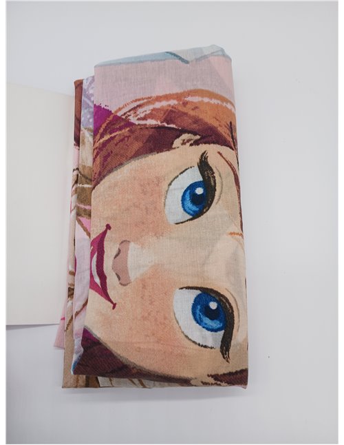 Frozen - Juego de 2 Fundas de Almohada de algodón, 2 Unidades, 100% algodón, 50 x 80 cm, Cierre de sobre