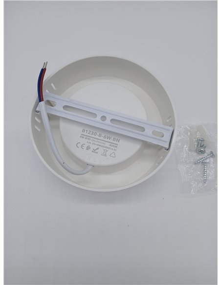 B·LED BARCELONA LED - Plafón LED de superficie 6W Alta Eficiencia - Blanco Neutro