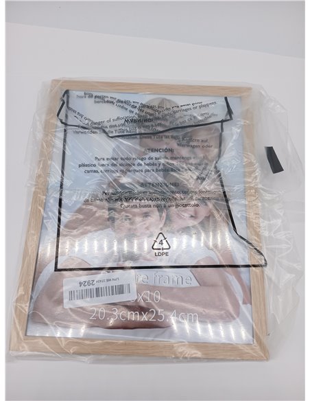 Giftgarden Marco 20x25, Marcos de Fotos Color Madera de PVC, Perfecto para Enmarcar Paisajes, Retratos, Obras de Arte y Fotograf