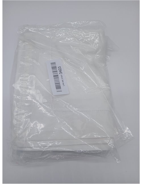 Soft Inner Pillow Case (50 x 70 cm) Percaline White Cotton Percale