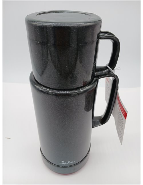 Jata Hogar HTER2100 – Termo para Líquidos Fríos y Calientes. Doble pared. Gran aislamiento. Libre de BPA. Ligero. Cierre herméti