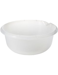 keeeper Bol Universal con Boquilla, Redondo, 9 l, Ø 36 cm, Björk, Transparente