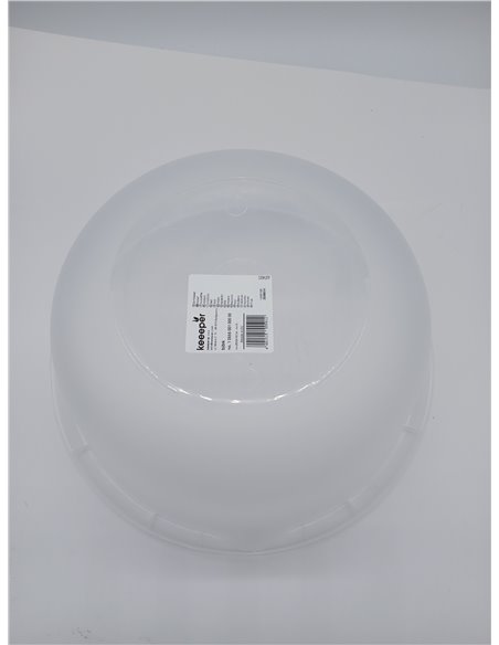 keeeper Bol Universal con Boquilla, Redondo, 9 l, Ø 36 cm, Björk, Transparente