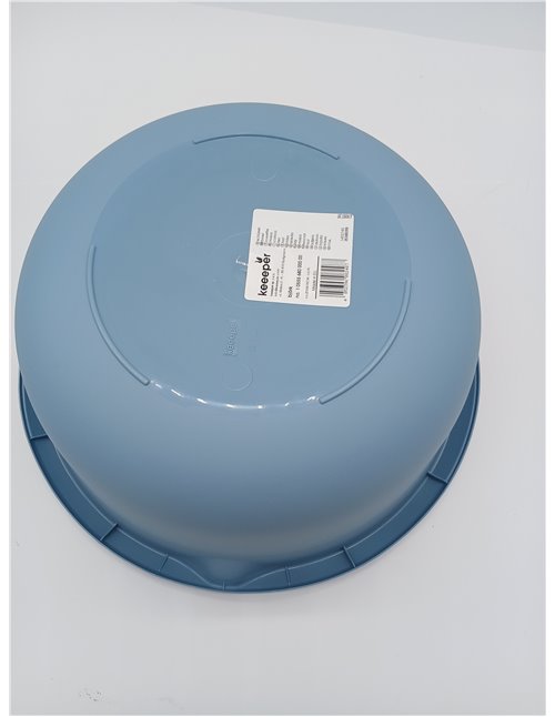 keeeper Barreño universal con pico de vertido, Redondo, 9 L, Ø 36 cm, Björk, Azul Nordic