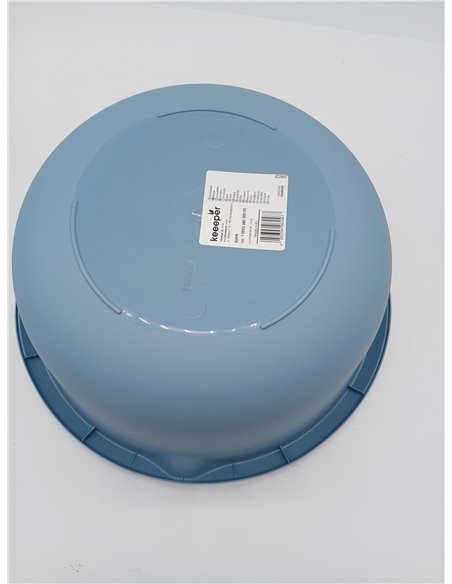 keeeper Barreño universal con pico de vertido, Redondo, 9 L, Ø 36 cm, Björk, Azul Nordic