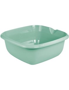 keeeper Barreño universal con pico de vertido, Cuadrado, 13 L, 38 x 38 cm, Björk, Verde Nordic