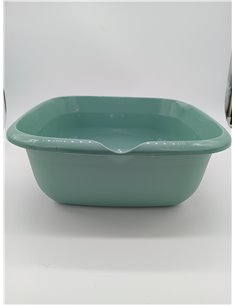 keeeper Barreño universal con pico de vertido, Cuadrado, 13 L, 38 x 38 cm, Björk, Verde Nordic 2