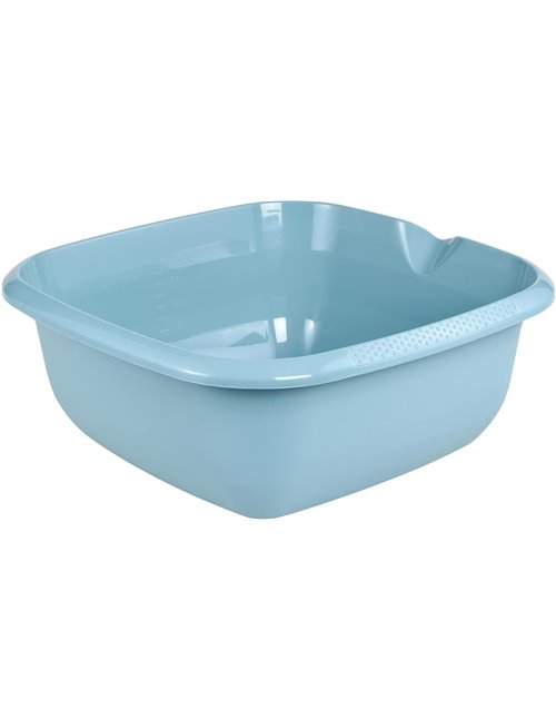 keeeper Barreño universal con pico de vertido, Cuadrado, 13 L, 38 x 38 cm, Björk, Azul Nordic