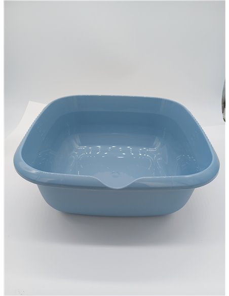 keeeper Barreño universal con pico de vertido, Cuadrado, 13 L, 38 x 38 cm, Björk, Azul Nordic