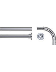 Sealskin Seallux Set de barra para cortina de baño - Barra 2x - Acoplador 1x - Cromo