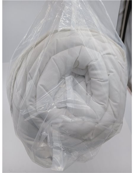 Todocama - Edredón/Relleno nórdico de Fibra antiácaros, otoño-Invierno, 300gr/m², Color Blanco (Todas Las Medidas Disponibles). 