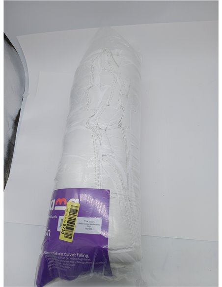 Todocama - Edredón/Relleno nórdico de Fibra antiácaros, otoño-Invierno, 300gr/m², Color Blanco (Todas Las Medidas Disponibles). 