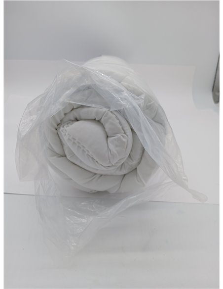 Todocama - Edredón/Relleno nórdico de Fibra antiácaros, otoño-Invierno, 300gr/m², Color Blanco (Todas Las Medidas Disponibles). 