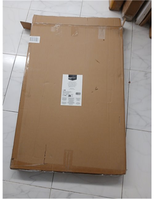 Amazon Basics Transportín portátil plegable de 2 puertas para perros y gatos, Tan, L 91 cm x 61 cm x 61 cm