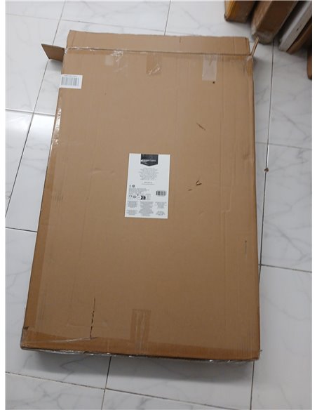Amazon Basics Transportín portátil plegable de 2 puertas para perros y gatos, Tan, L 91 cm x 61 cm x 61 cm