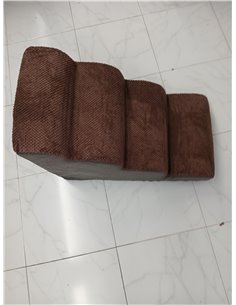 Escalera para Perros Pequeños, Escaleras para Mascotas de Espuma para Cama y sofá, Rampa para Gatos con Funda Lavable y Fondo An 2