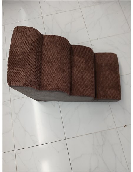 Escalera para Perros Pequeños, Escaleras para Mascotas de Espuma para Cama y sofá, Rampa para Gatos con Funda Lavable y Fondo An