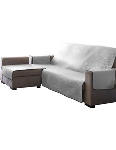 Estoralis AVA | Funda Chaise Longue Moderna | Tejido Acolchado Turquesa | Chaisse Longue 290 cm Brazo Izquierdo Tamaño de Tela 2