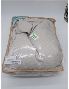 Estoralis AVA | Funda Chaise Longue Moderna | Tejido Acolchado Turquesa | Chaisse Longue 290 cm Brazo Izquierdo Tamaño de Tela 2 2