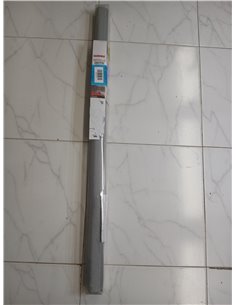 GARDINIA EASYFIX Magnetic Roman Blind with Velcro, Roman Blind, Opace, All Mounting Parts Included, Grey, 100 x 140 cm (W x H) 2